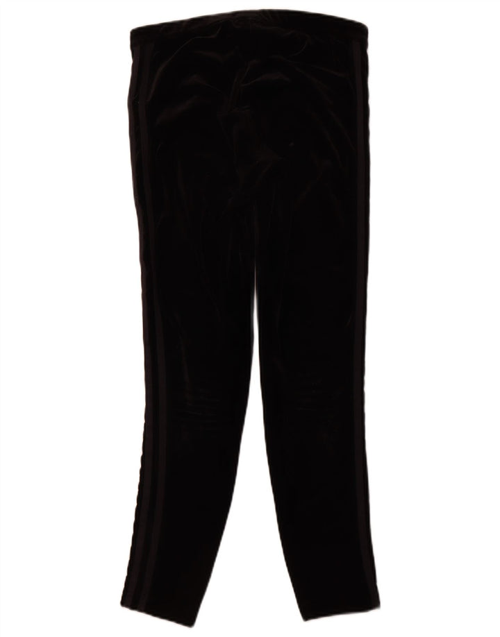 Leggings din velur pentru femei ADIDAS UK 12 Poliester mediu negru