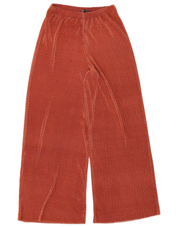 Pantaloni plisați pentru femei ZARA L28 L31 roșu cu buline