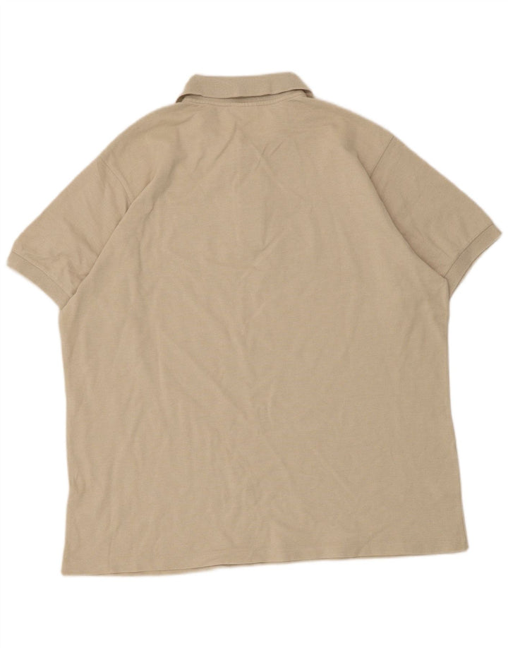 Tricou polo pentru bărbați Lacoste Mărimea 6 XL Bej