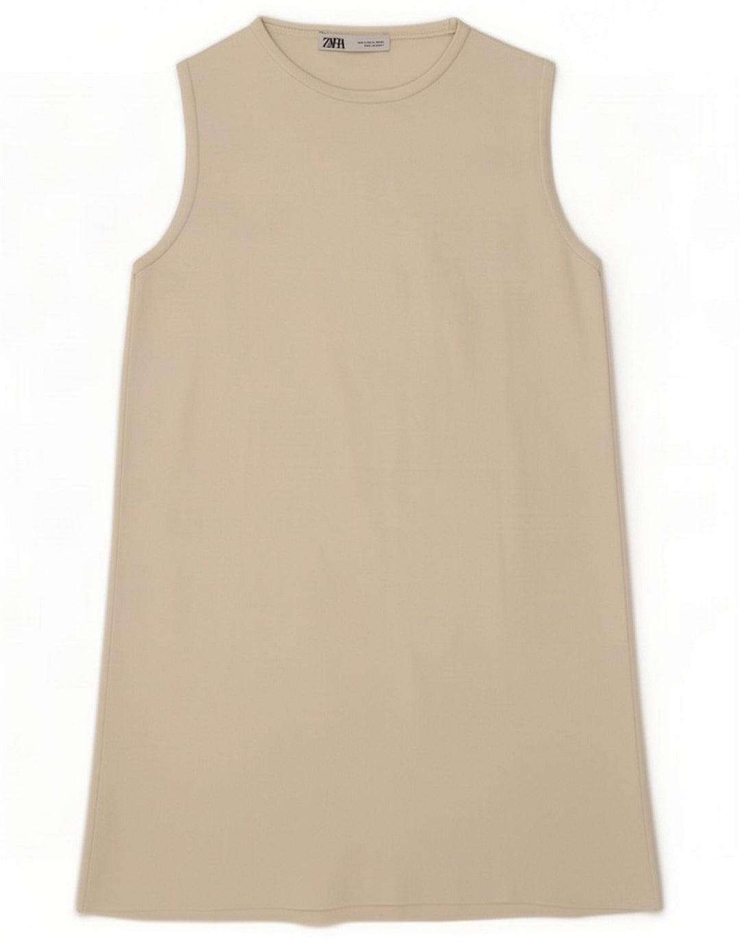 Zara Rochie fără mâneci pentru femei UK 10 Small White Poliamide