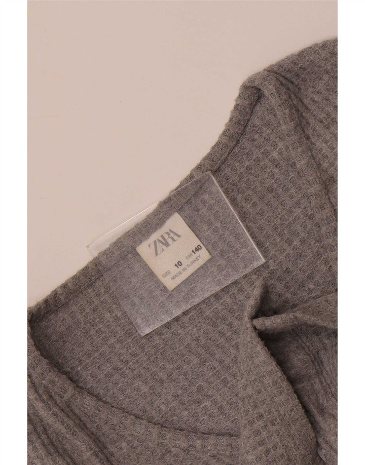 Crop Top Fete Zara 9-10 Ani Gri