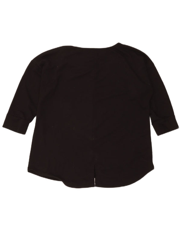 Top pentru femei St John's Bay cu mâneci 3/4 UK 18 XL Poliester negru