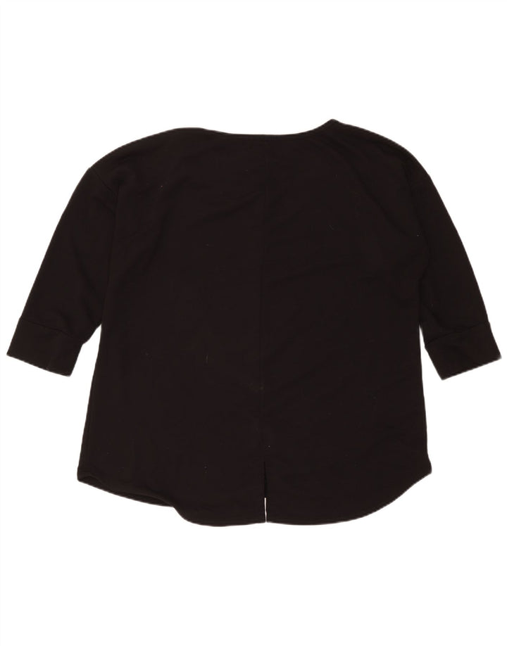 Top pentru femei St John's Bay cu mâneci 3/4 UK 18 XL Poliester negru