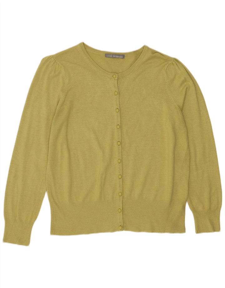 Pulover cardigan pentru femei Marks & Spencer UK 14 verde mediu