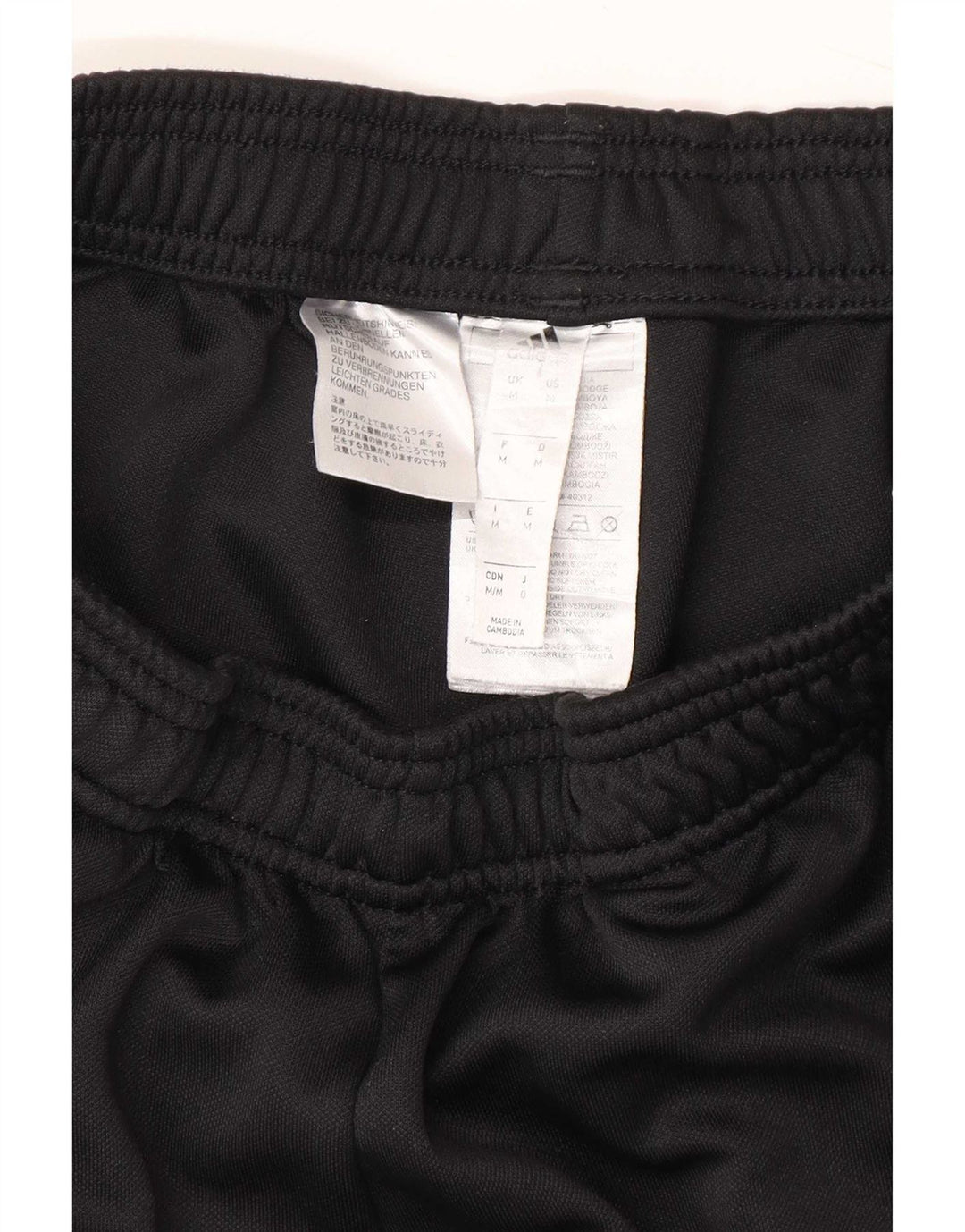 Pantaloni de trening Adidas pentru femei, poliester mediu negru