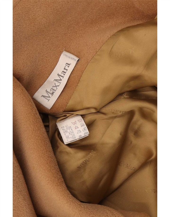 Max Mara Jachetă supradimensionată pentru femei la dublu piept UK 12 Medium Beige