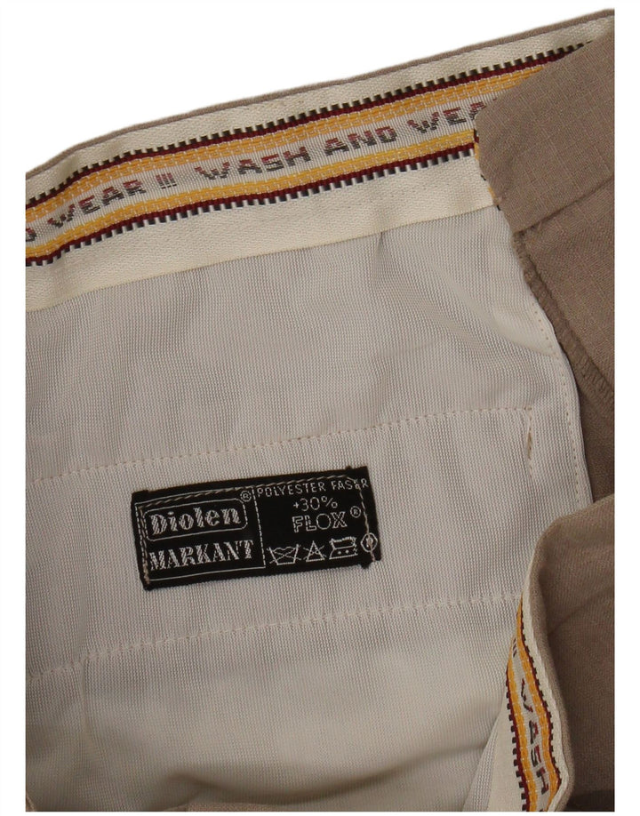 Pantaloni scurți casual pentru femei Diolen W32 Poliester bej mare