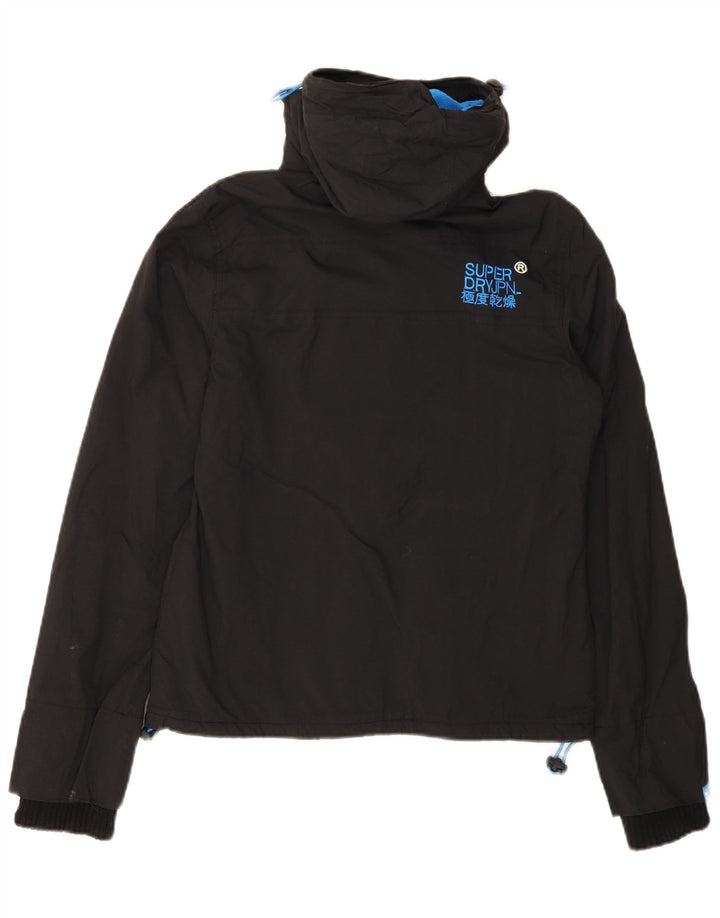Jachetă de vânt cu glugă SUPERDRY pentru bărbați UK 36 Small Black