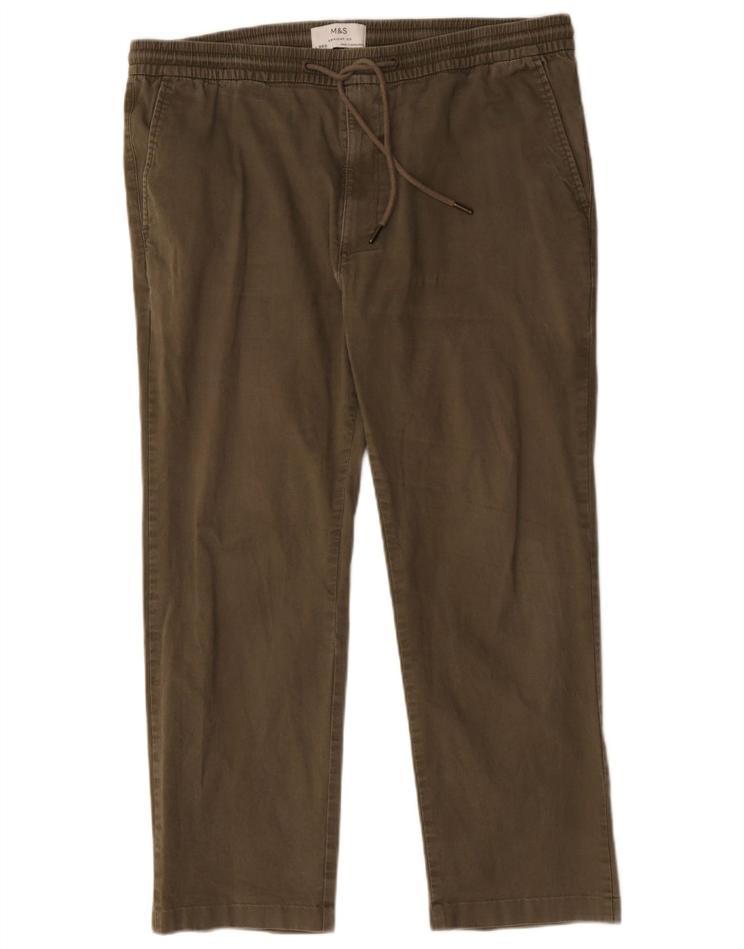 Pantaloni de trening pentru bărbați Marks & Spencer, mari, verde, bumbac