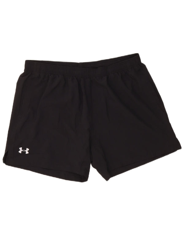 Pantaloni scurți sport Under Armour pentru bărbați Heat Gear 2XL, poliester negru