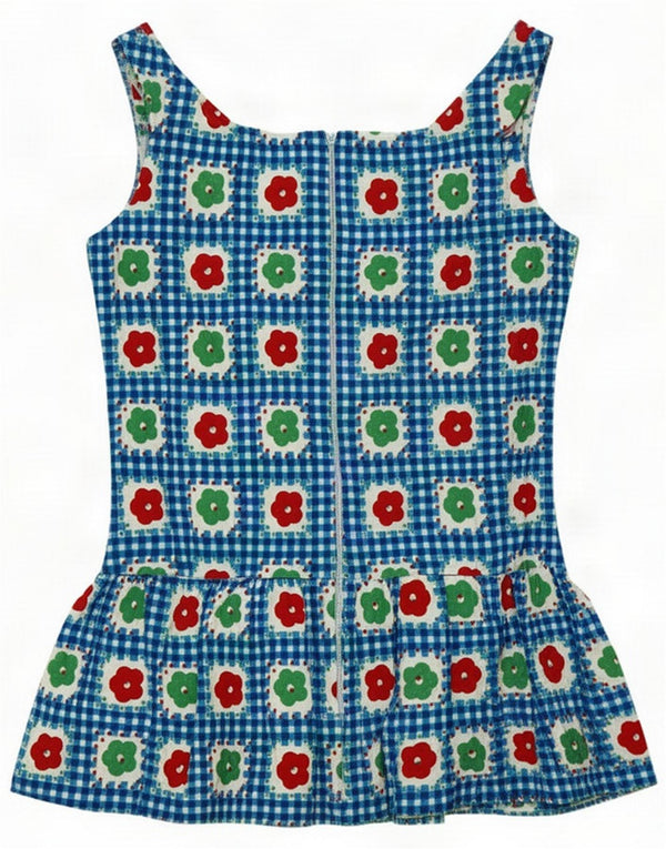 Confezioni Bluză fără mâneci pentru femei IT 44 Medium Blue Floral