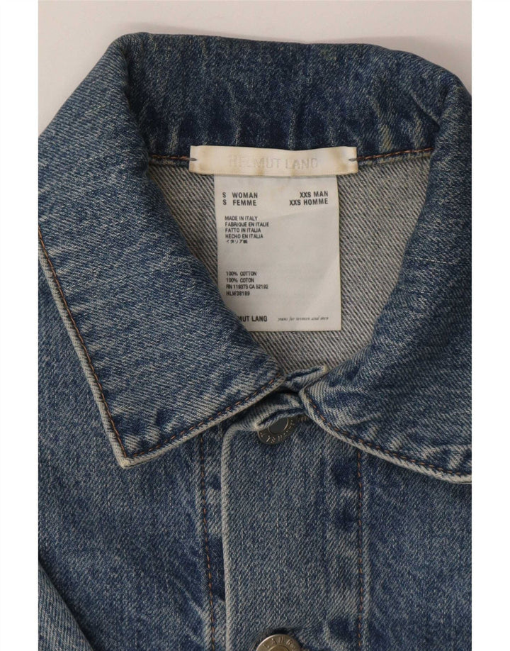 Jachetă de blugi pentru femei Helmut Lang UK 8 Small Blue Bumbac