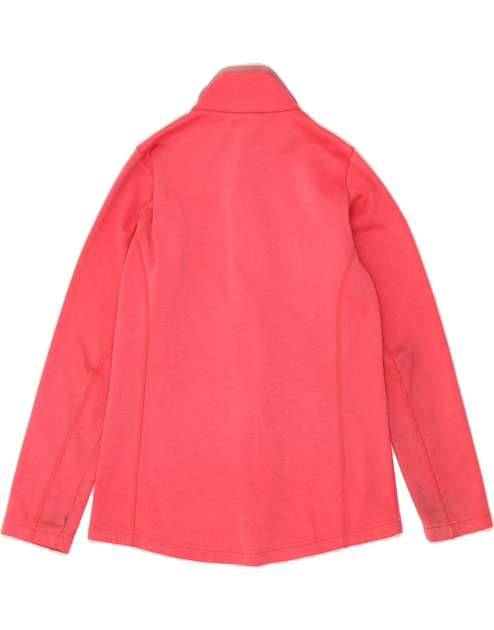 HELLY HANSEN Womens Tracksuit Top Jacket UK 14 Medium Pink Geometric Vintage Helly Hansen and Second-Hand Helly Hansen from Messina Hembry 
