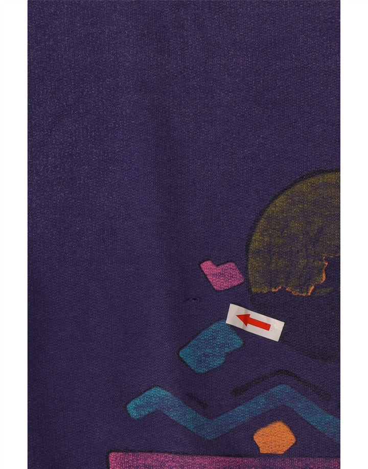 Hanorac grafic pentru bărbați Puma Jumper mare violet colorblock