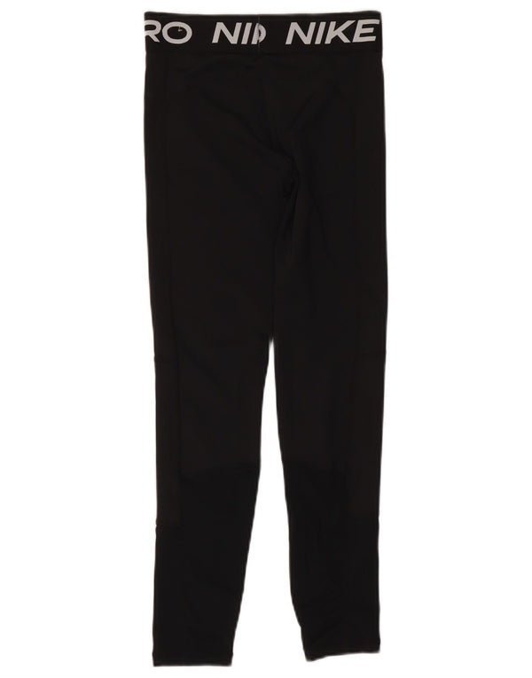 Leggings Nike Fete Dri Fit Graphic 12-13 ani Poliester negru mare