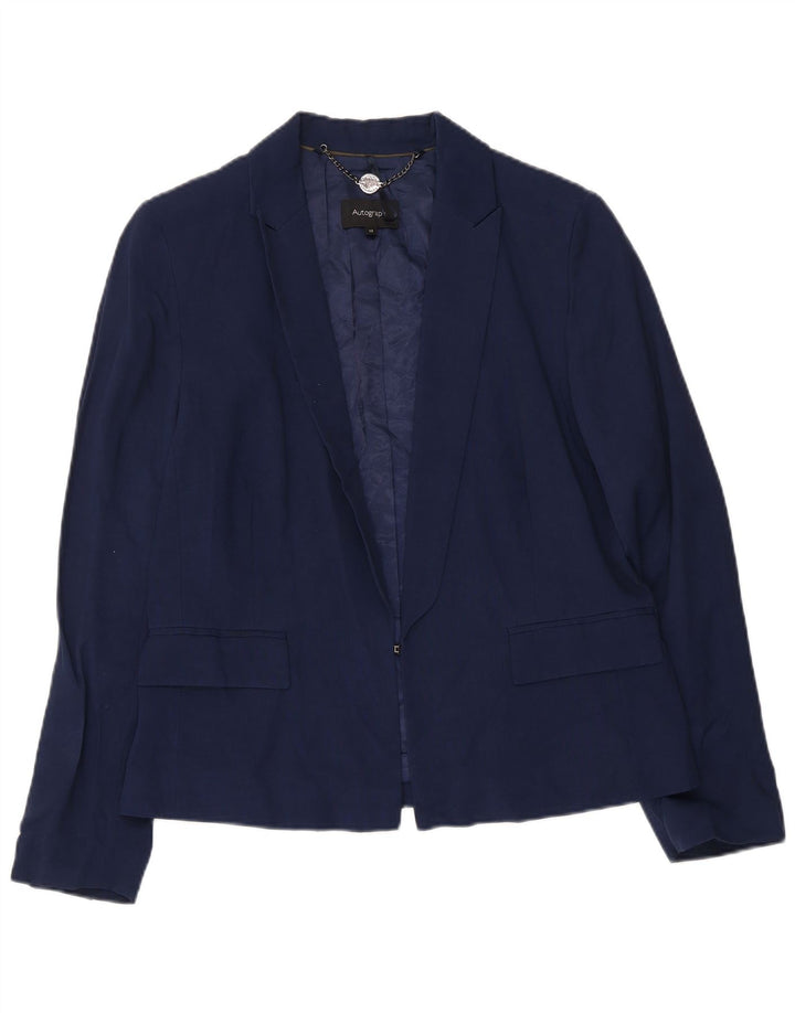 Jachetă pentru femei Marks & Spencer Autograph Blazer UK 12 Medium Bleumarin
