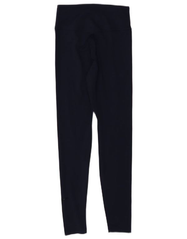 Nike Womens Leggings UK 8 Small Bleumarin Poliester Sports