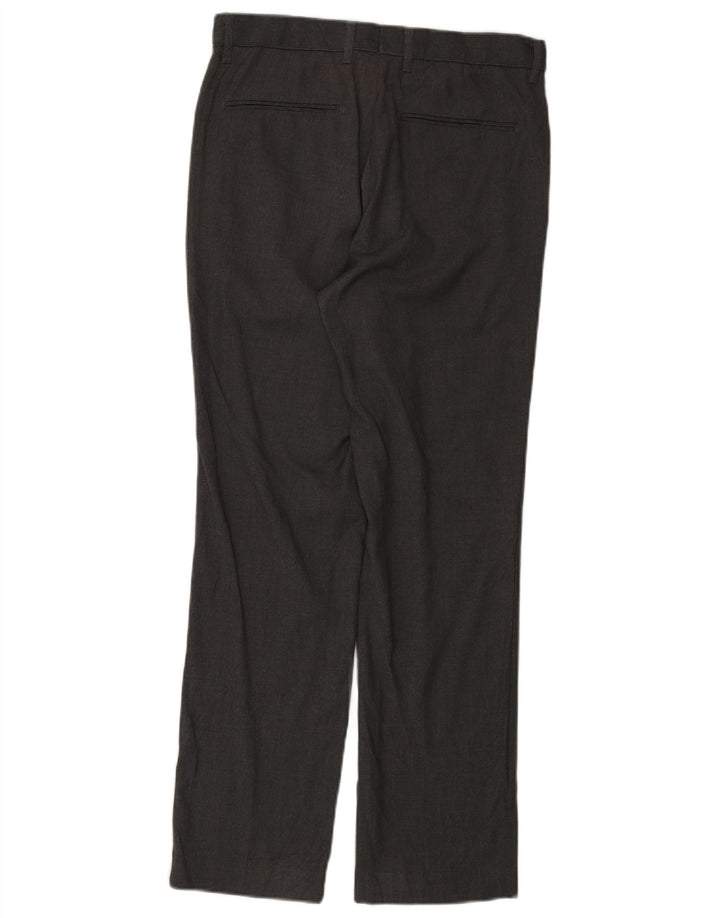 Pantaloni de costum pentru bărbați slim Fit L30 L30 poliester gri