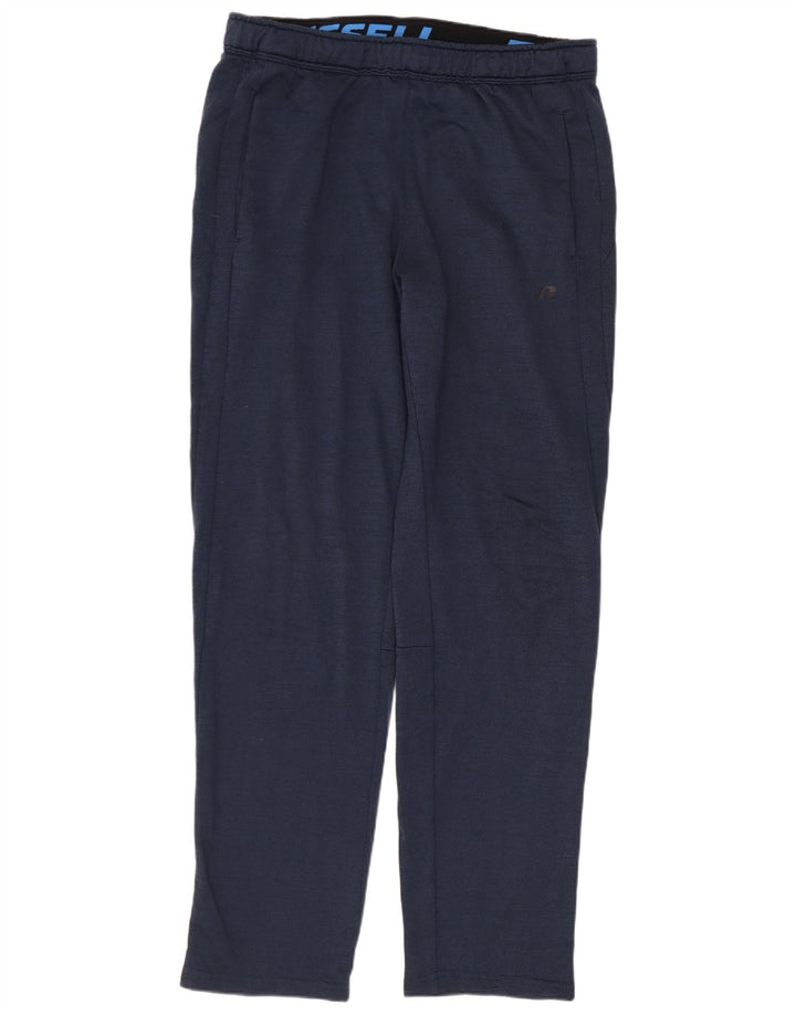 Pantaloni de trening pentru bărbați RUSSELL ATHLETIC Poliester mediu albastru bleumarin