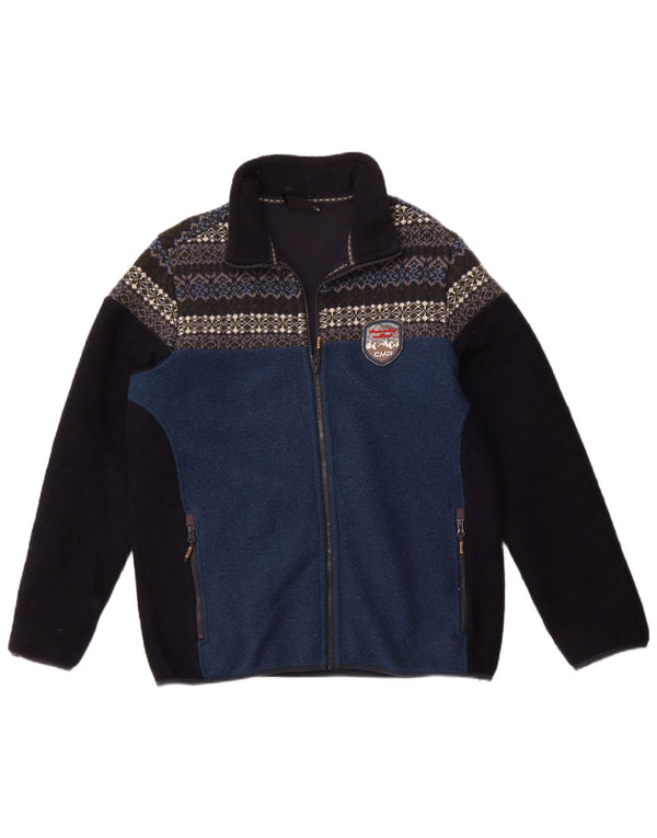 Jachetă fleece pentru bărbați CMP EU 54 2XL Albastru Poliester color bloc