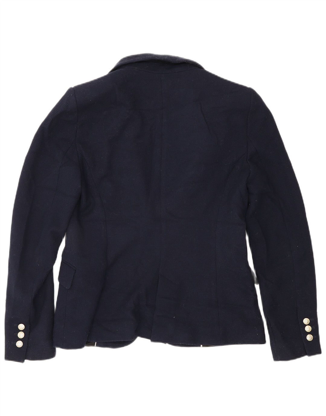 Jachetă Blazer pentru femei Zara, cu 1 nasture, UK 14, mare, bleumarin, poliester
