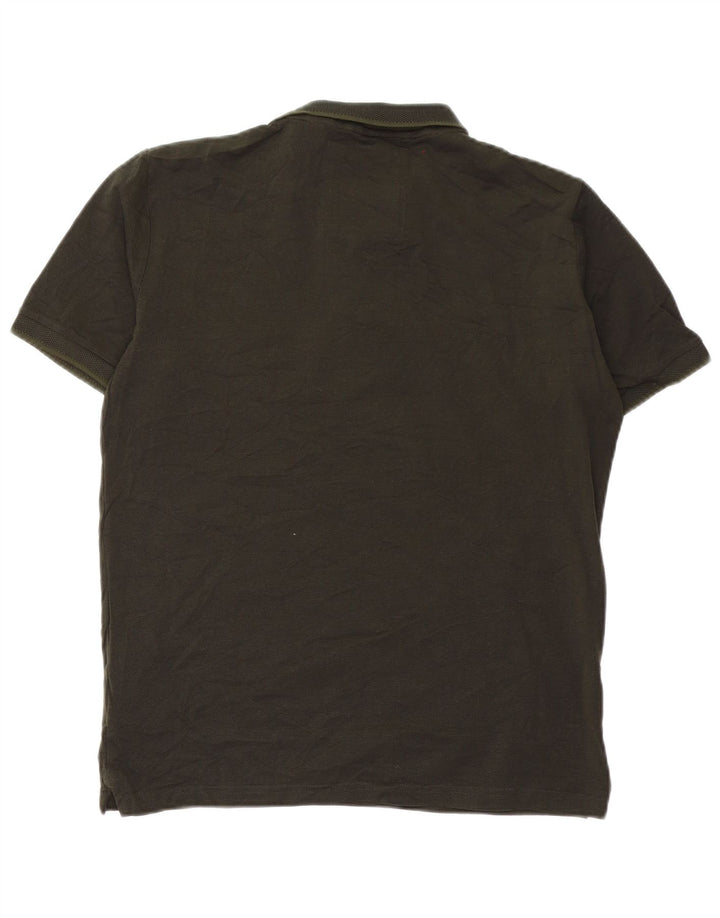 Tricou polo pentru bărbați SUPERDRY, bumbac verde mare