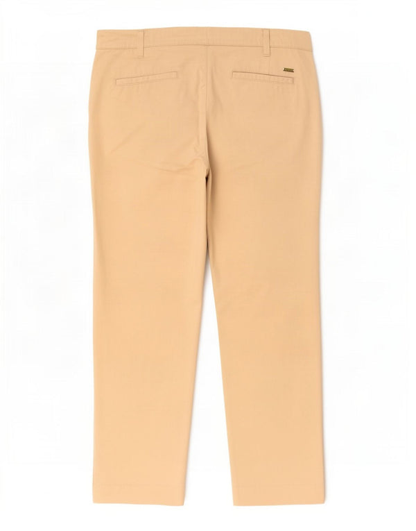 Pantaloni chino crop pentru femei Tommy Hilfiger US 10 Large W32 L25 Bej