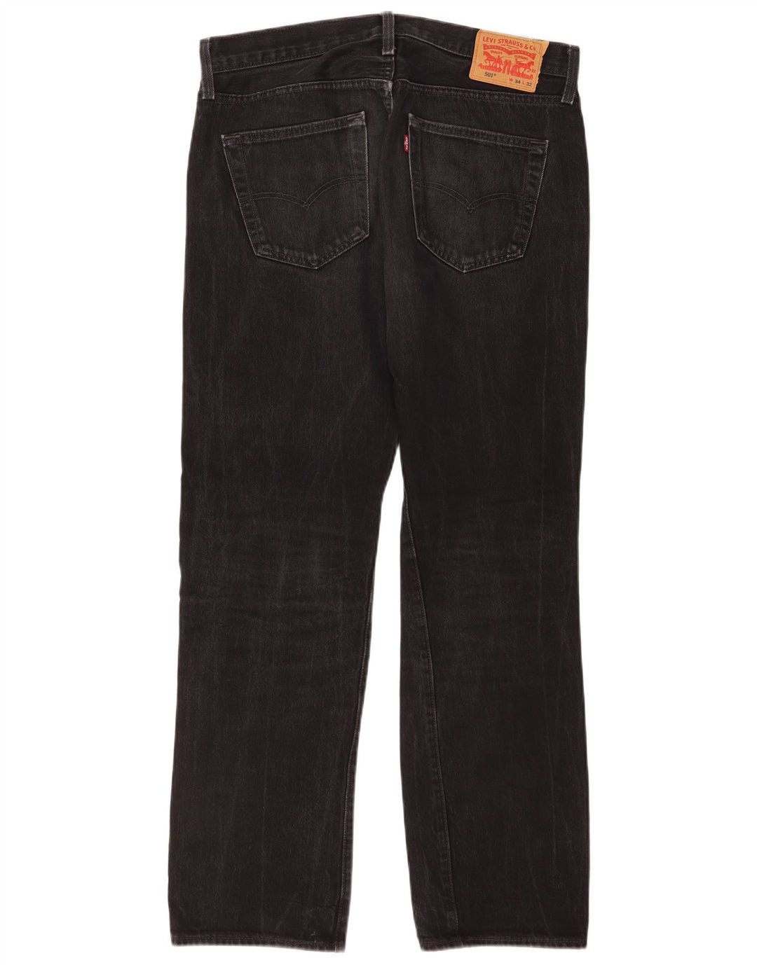 Blugi 501 drepti pentru bărbați Levi's W34 L32 bumbac negru