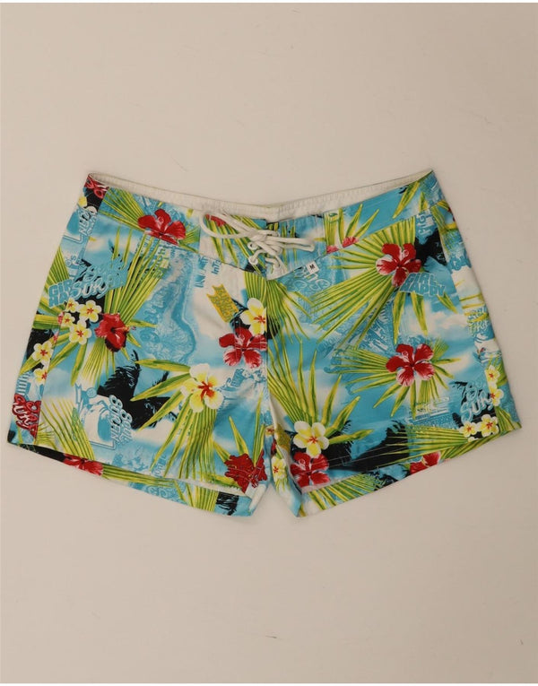 Pantaloni scurți de înot O'Neill, cu grafică, pentru femei UK 14, medii, multicolori, florale