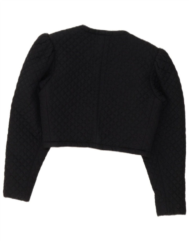 Jachetă Bolero Vintage pentru femei UK 8 Small Black