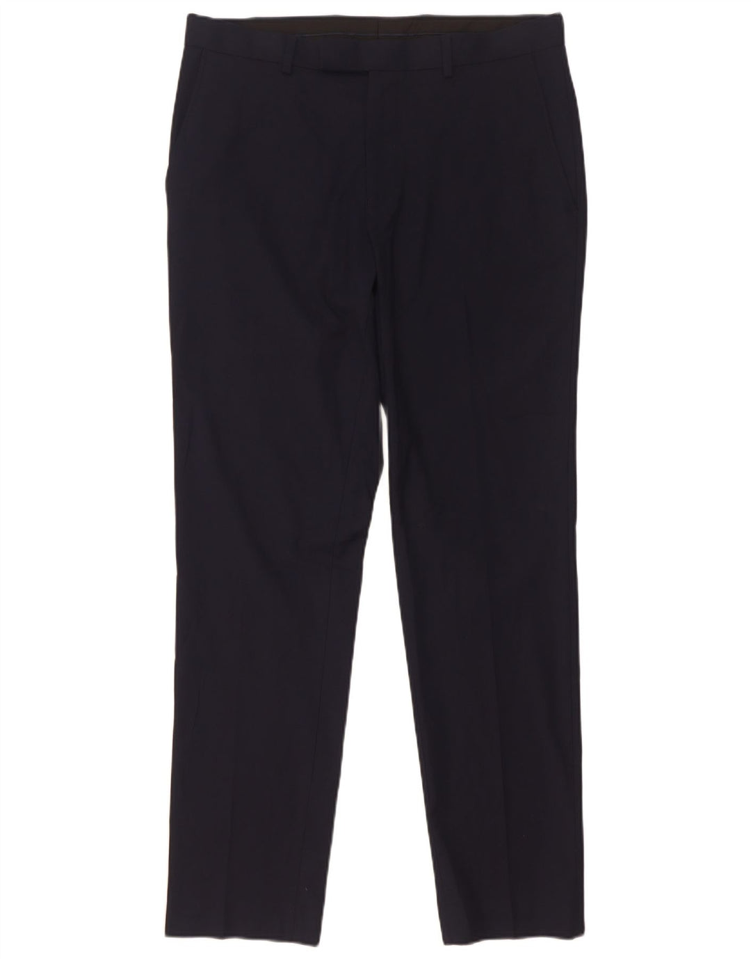 Marks & Spencer Pantaloni de costum slim pentru bărbați L32 L31 Poliester bleumarin