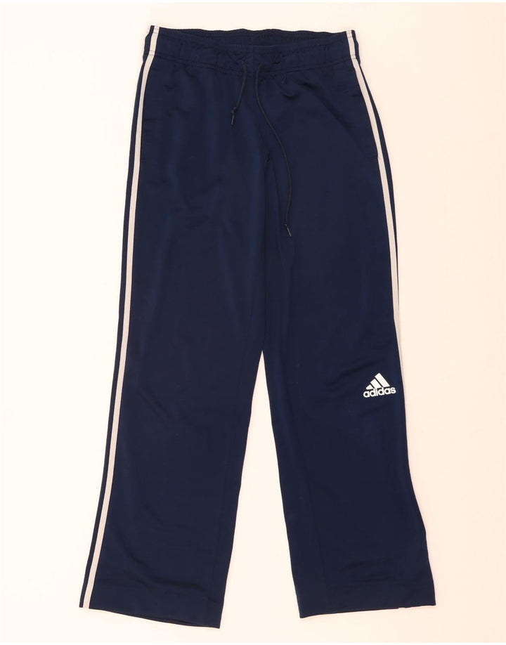 Pantaloni de trening Adidas pentru bărbați, poliester mediu albastru bleumarin