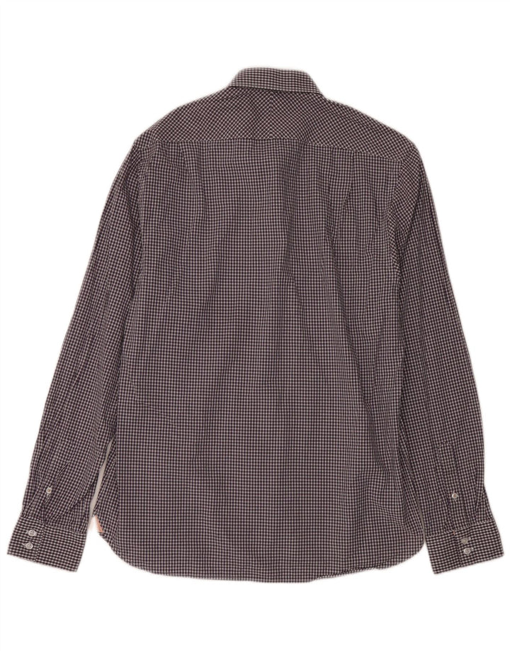 Cămașă pentru bărbați Ben Sherman, mărimea 16, mare, mov, din bumbac
