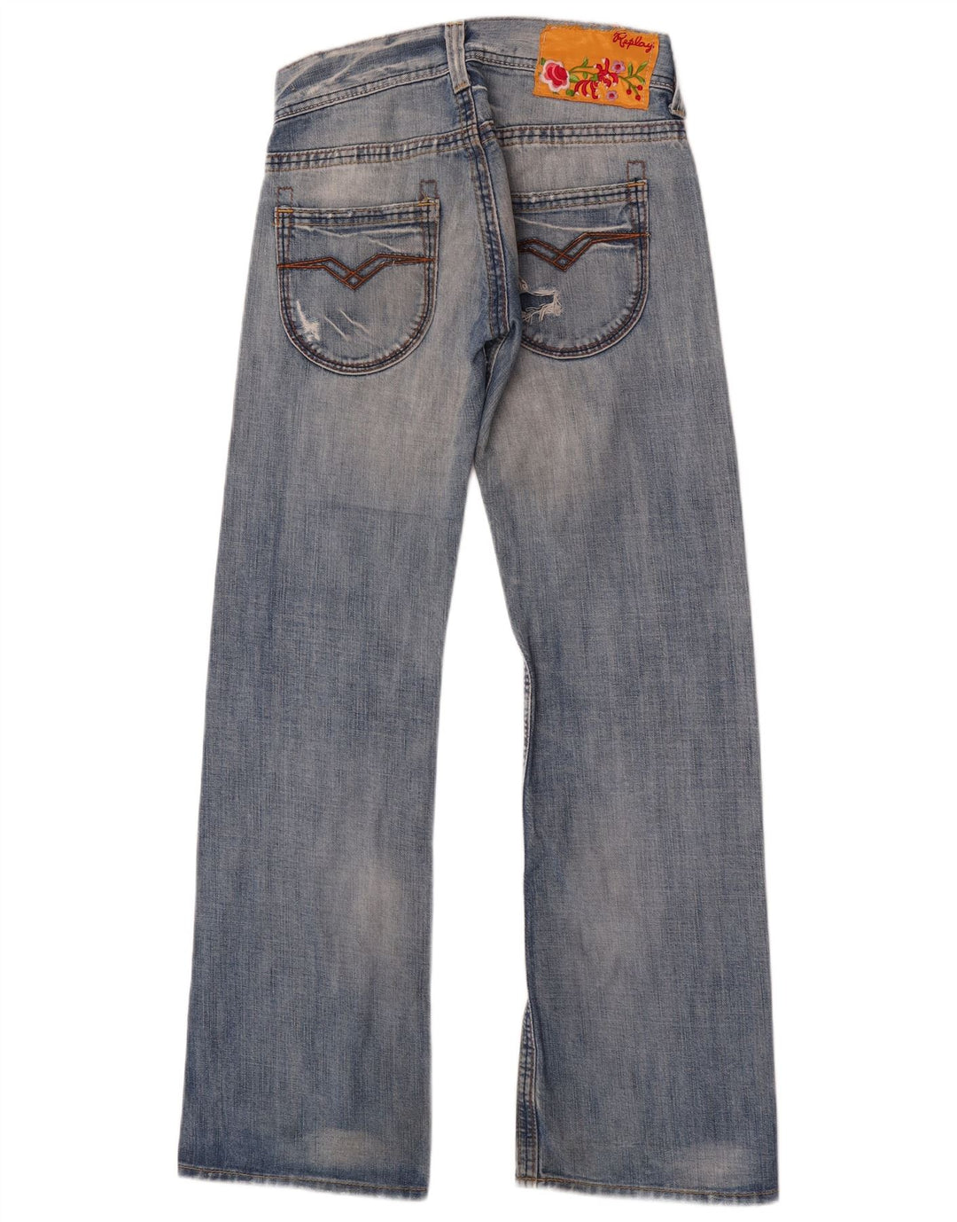 Replay Blugi Bootcut pentru femei W26 L34 Bumbac albastru