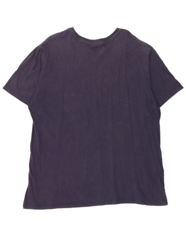 Tricou grafic Nike pentru bărbați cu croială atletică Top 2XL bleumarin