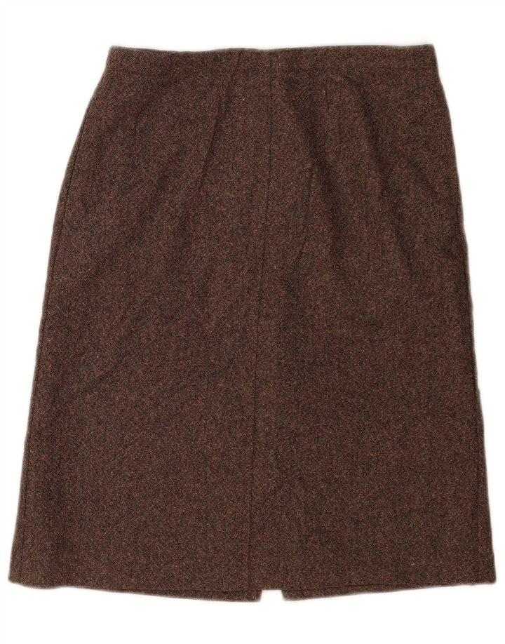 Fusta midi pentru femei J. Crew W28 Medium Brown Flecked