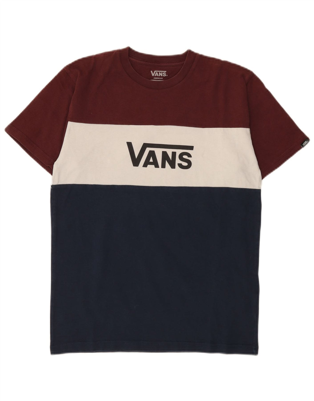 Tricou grafic Vans pentru bărbați Top mic, multicolor, color block, bumbac