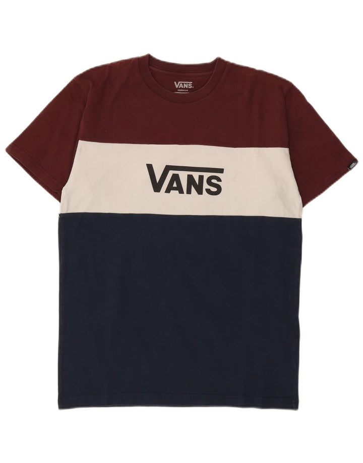 Tricou grafic Vans pentru bărbați Top mic, multicolor, color block, bumbac
