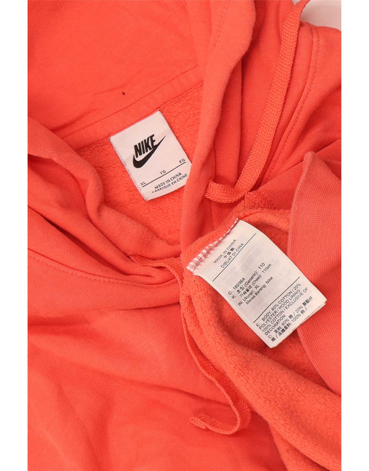 Pulover Nike pentru bărbați, XL, bumbac portocaliu