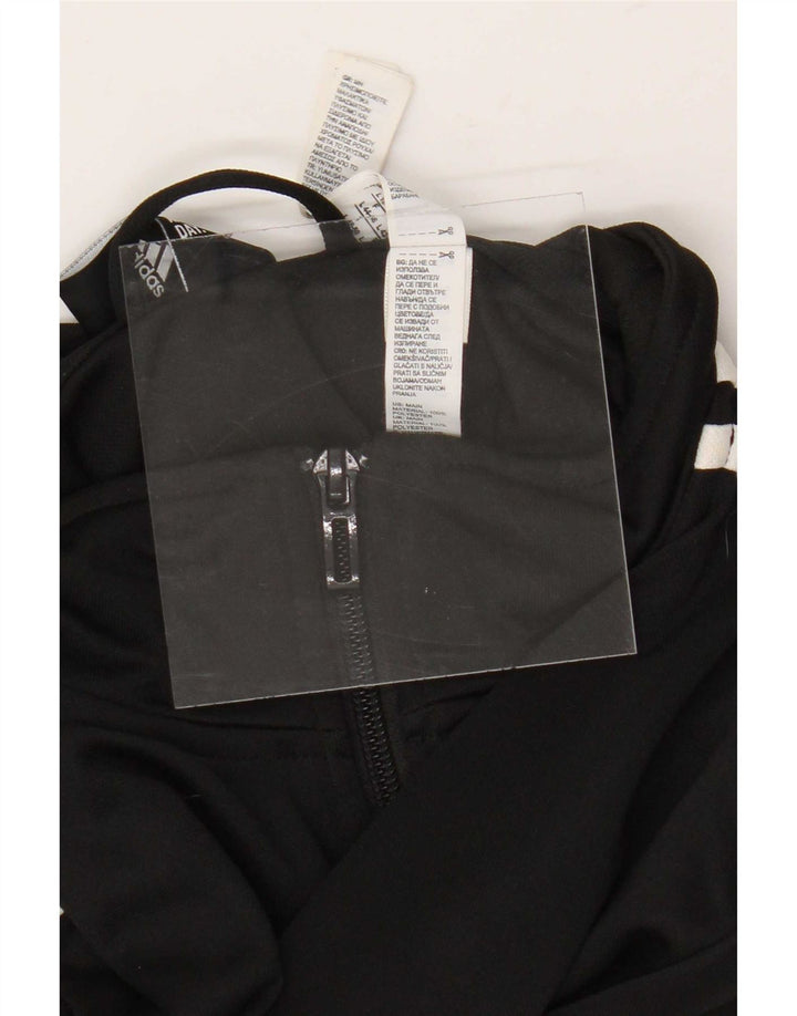 Jachetă de trening Adidas pentru femei UK 16/18 Poliester negru mare