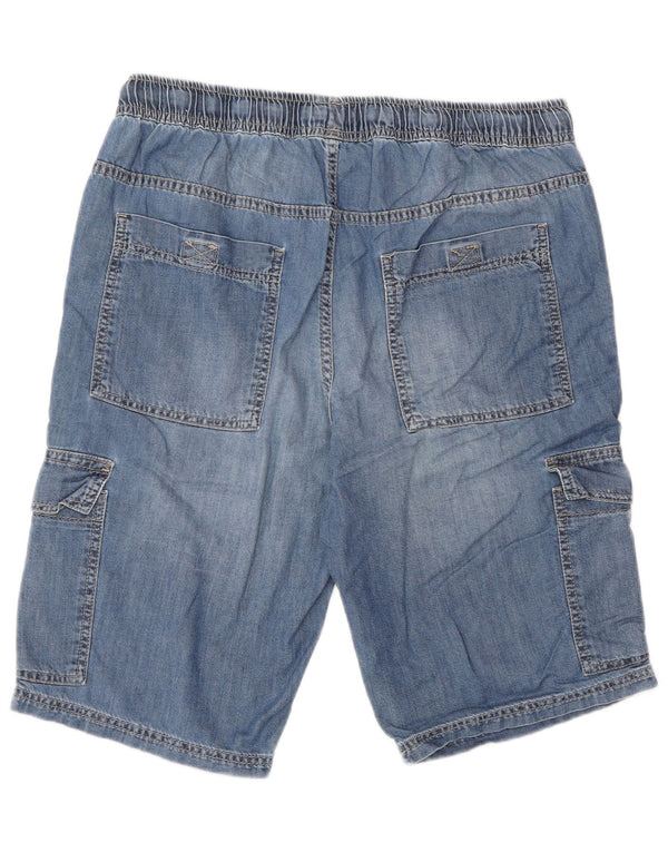 Pantaloni scurți din denim cargo pentru bărbați Carrera 629 IT 48 Medium W32 Bumbac albastru