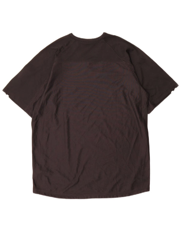 Tricou Adidas Climacool pentru bărbați Top Mediu Negru Poliester Colorblock
