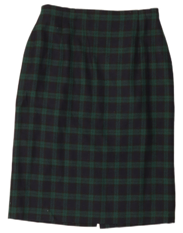 Fusta creion St. Michael pentru femei Marks & Spencer W30 Medium Bluemarin Check