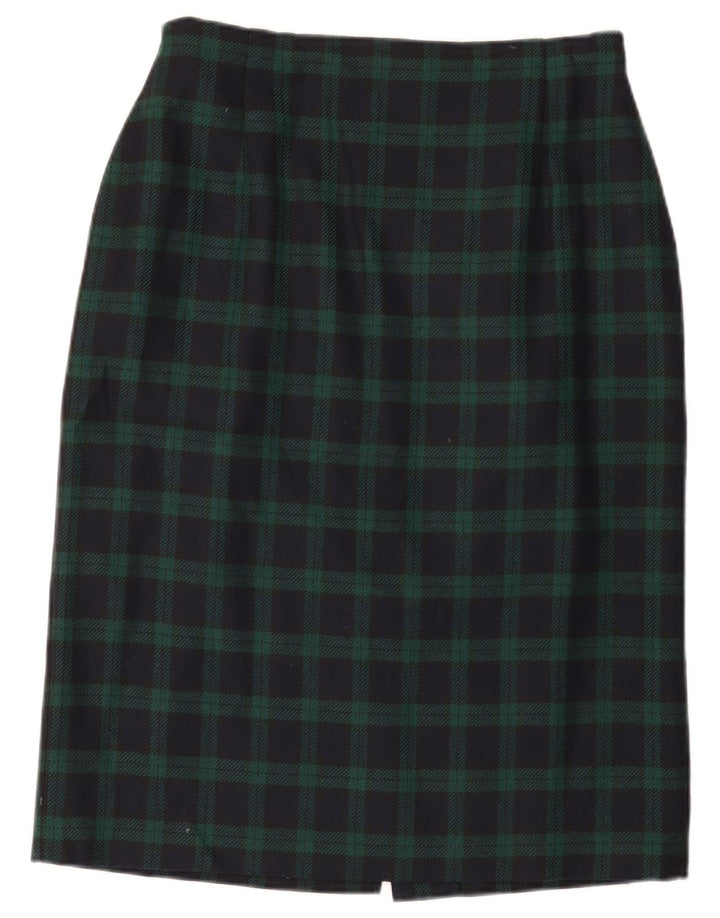 Fusta creion St. Michael pentru femei Marks & Spencer W30 Medium Bluemarin Check