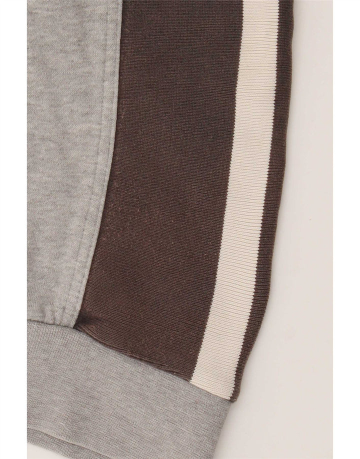 Pulover Nike pentru bărbați, mare, gri, color block, bumbac