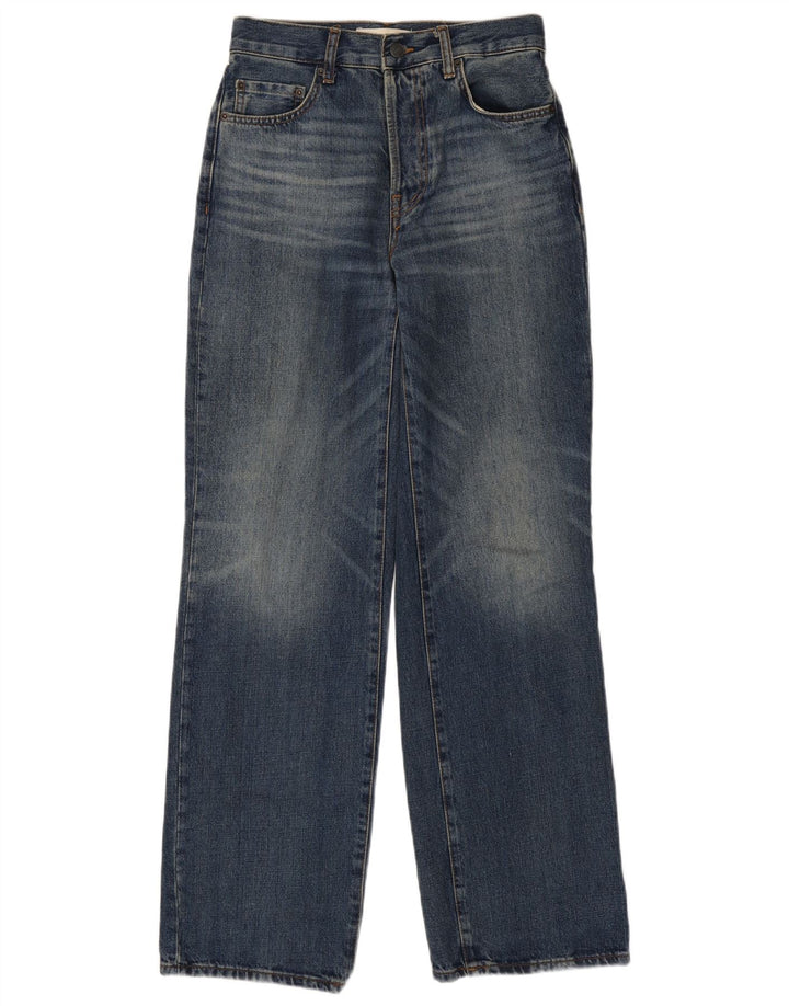 ZARA Womens Straight Jeans EU 34 2XS W24 L33 Blue