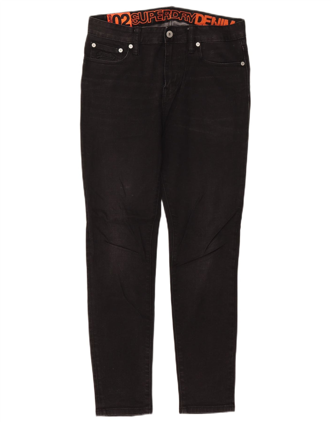Blugi skinny pentru bărbați Superdry W30 L30 bumbac negru