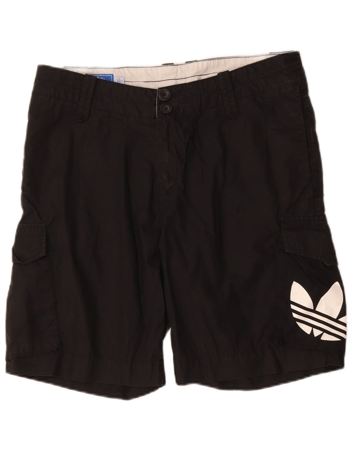 Pantaloni scurți pentru bărbați Adidas Graphic Cargo W32, bumbac mediu negru