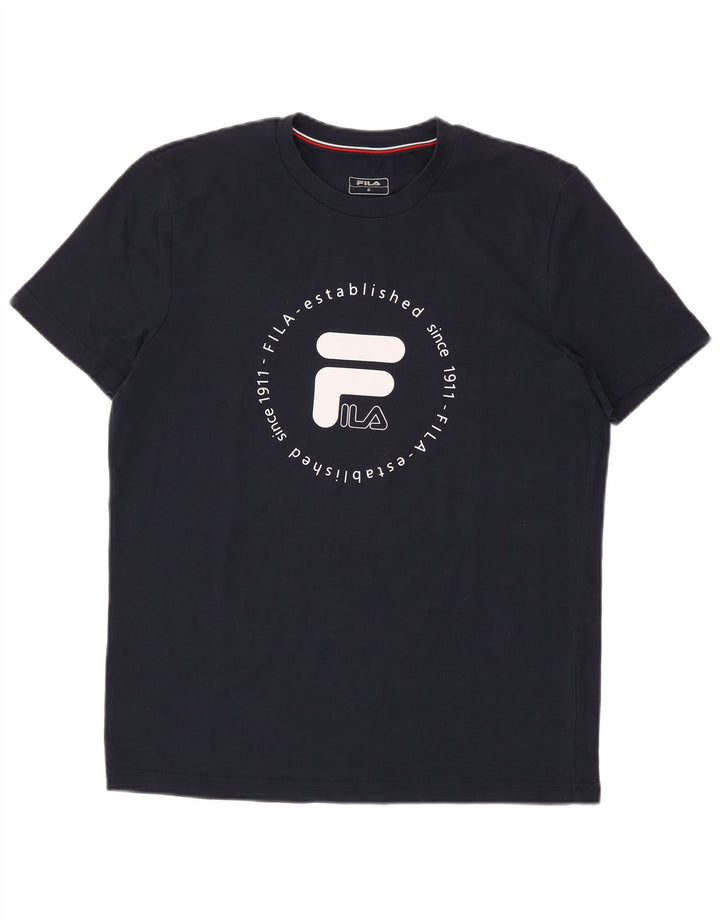 Tricou grafic pentru bărbați FILA Top Mic Bleumarin