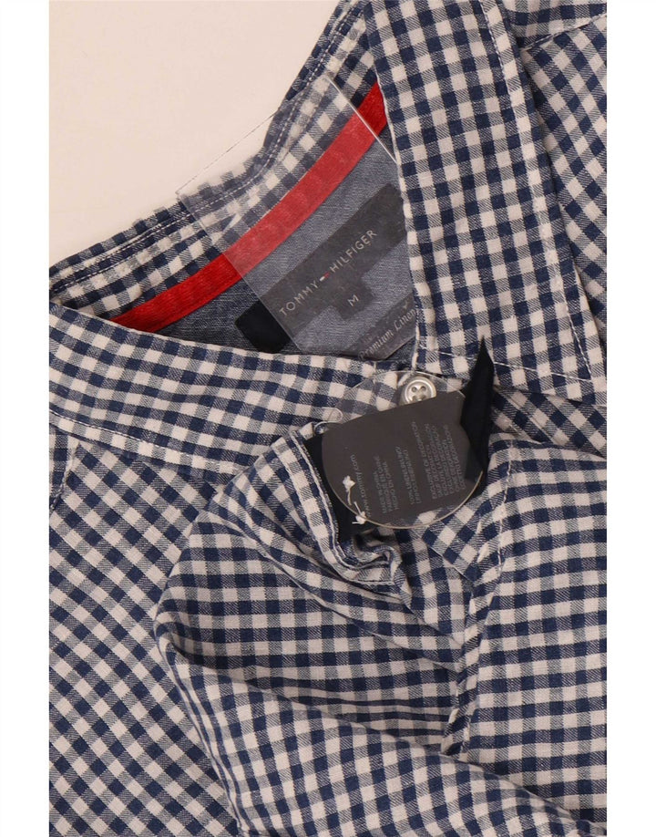 Cămașă Tommy Hilfiger pentru bărbați, albastru mediu, in vichy